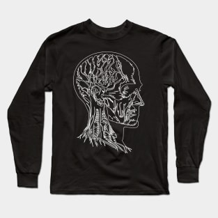 Anatomical human head Long Sleeve T-Shirt